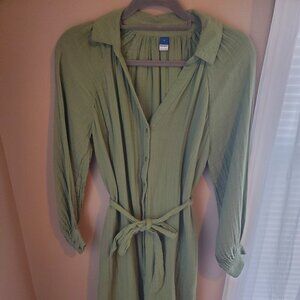 Old Navy green maxi dress
